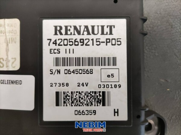 Renault - 7420569215 - Unidad de control