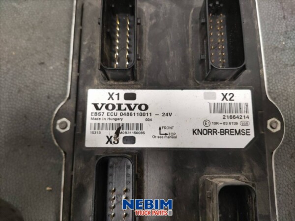 Volvo - 21664214 - Regeleenheid EBS FH4 / FM4