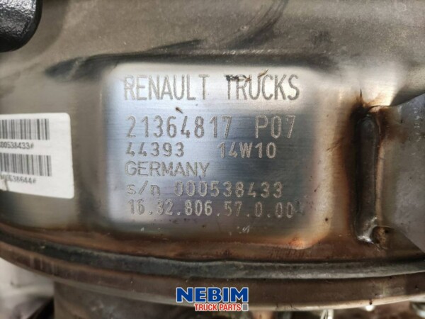 Renault - 7421364817 - Uitlaatdemper euro 6