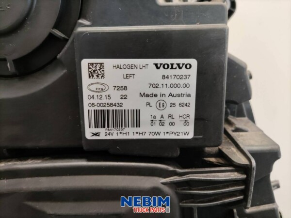 Volvo - 84170237 - Koplamp links FH4/FM4 halogeen LHT