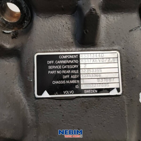 Volvo - 22353366 - Diff. RSS1344D RAT 2.85