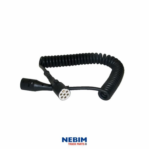 Nebim Truck Parts - UI320370670 - Spiral cable acc. 7-pin