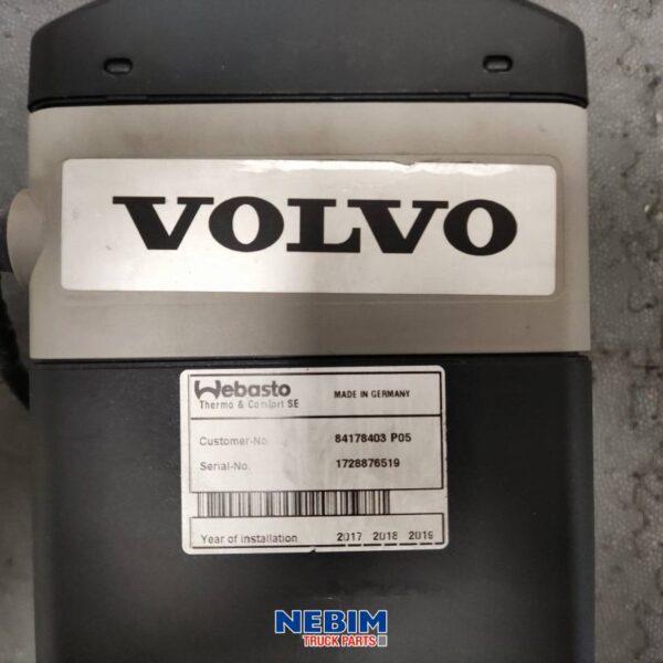 Volvo - 84178403 - Parkeerverwarming Webasto EVO 2000