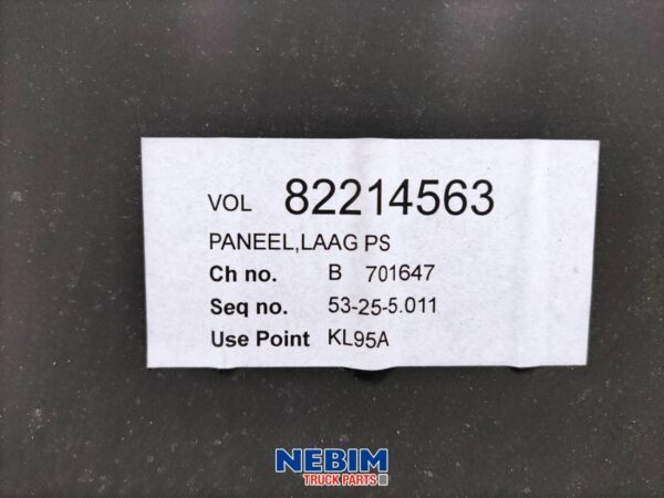 Volvo - 82214563 - Dashboard panel