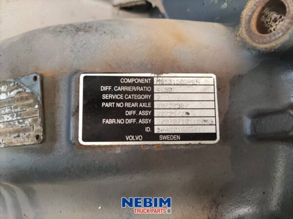 Volvo - 20729738 - Differentieel RSS1332A RAT 4.50