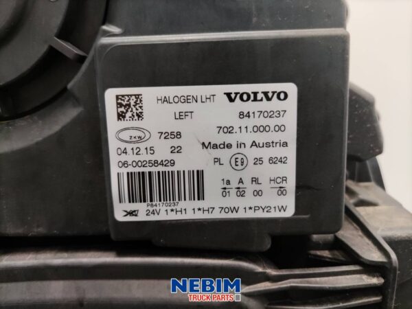 Volvo - 84170237 - Koplamp links FH4/FM4 halogeen LHT