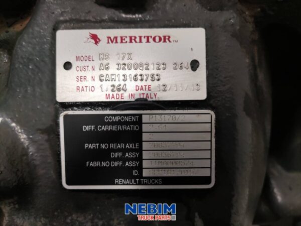 Renault - 7420836784 - Differential RSS1344C RAT 2.64