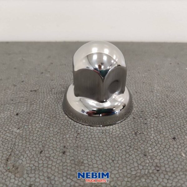 Diversen - UX0000650 - Wielmoerkap 33mm laag RVS